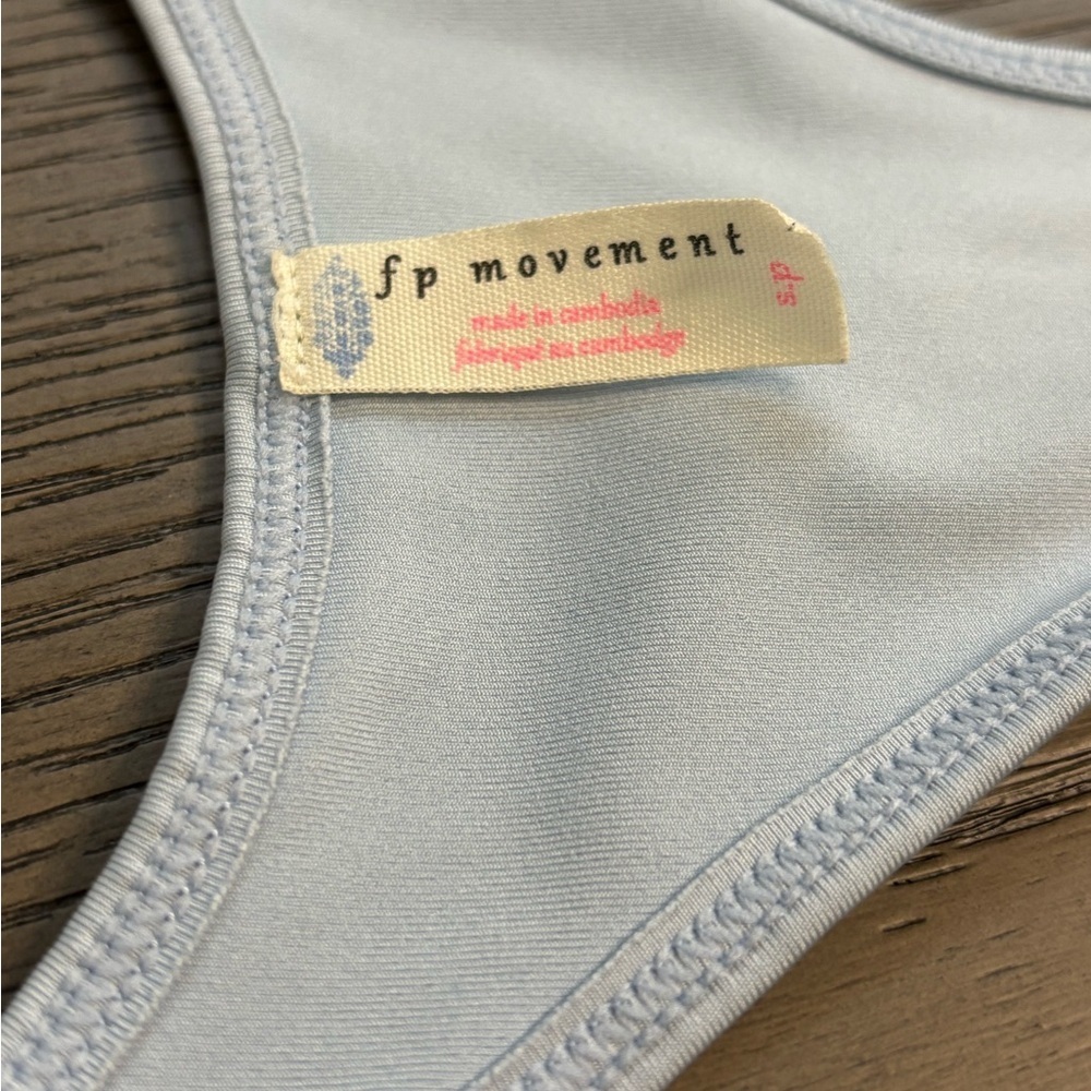 FP Movement Good Karma Racerback Sports Bra
Light Blue & Butter Yellow Sz S - Picture 5 of 5